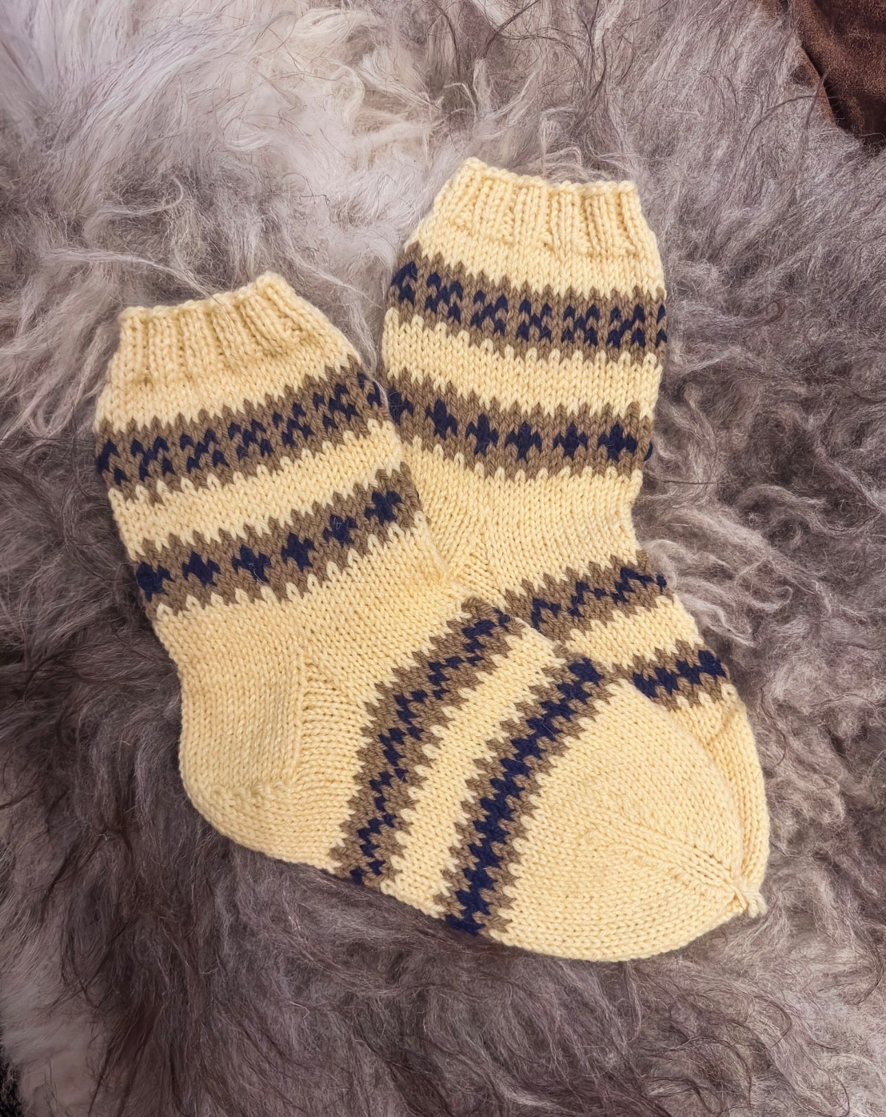 Ullsokker- ferdigstrikket