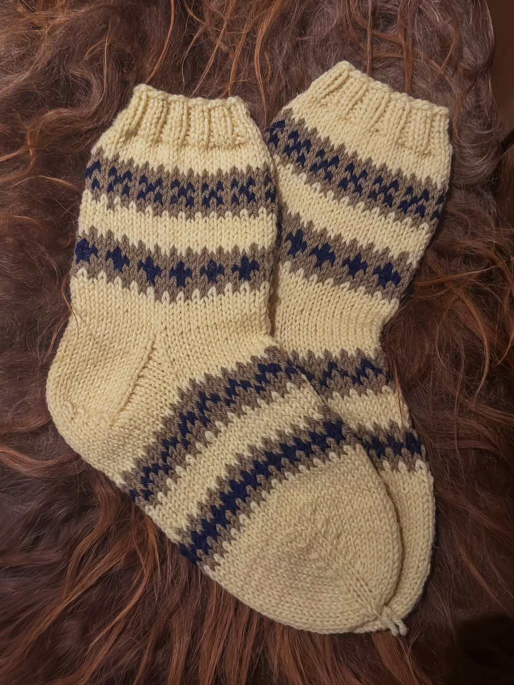 Ullsokker- ferdigstrikket