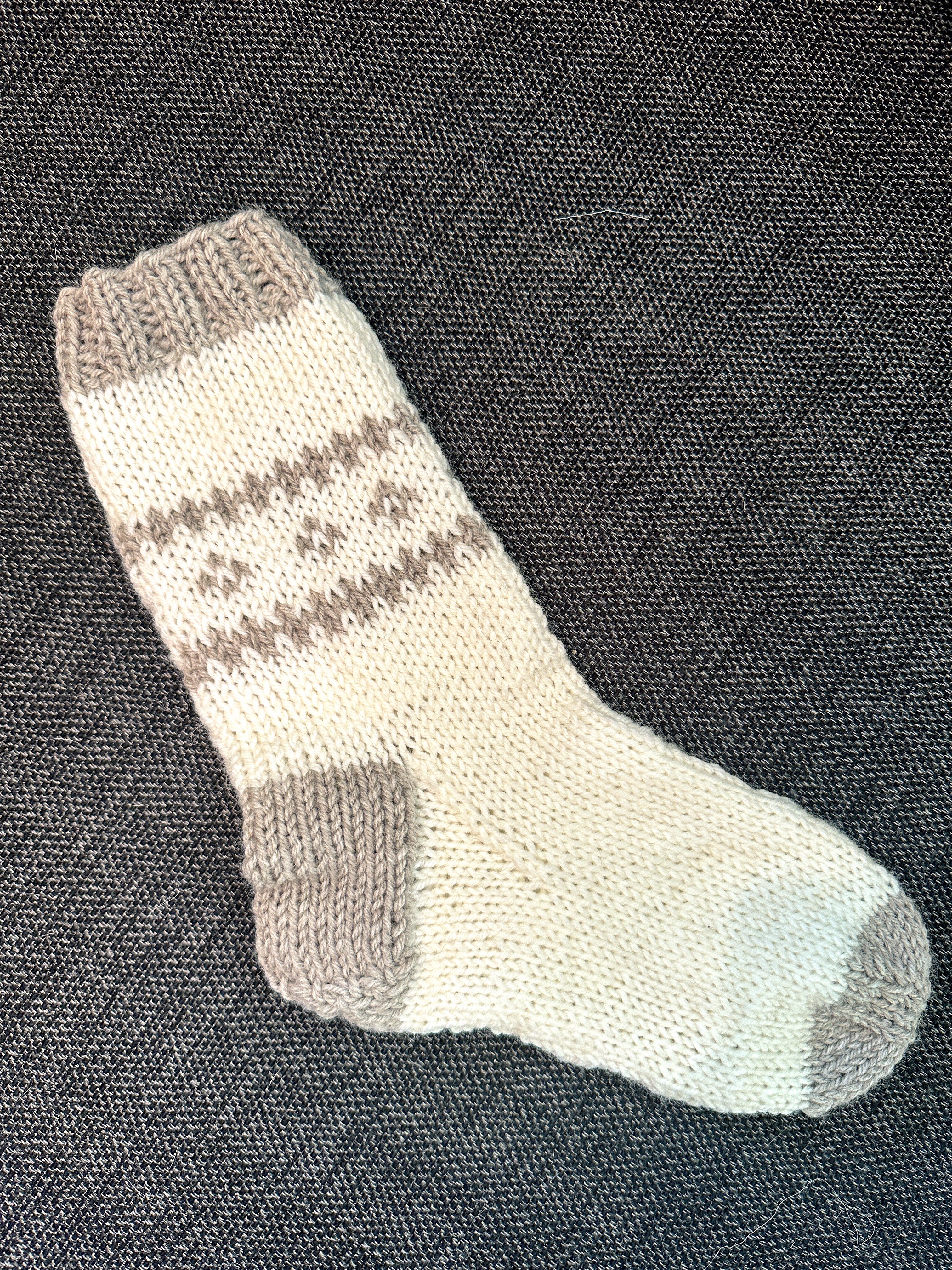 Ingrids enkle sokker- oppskrift