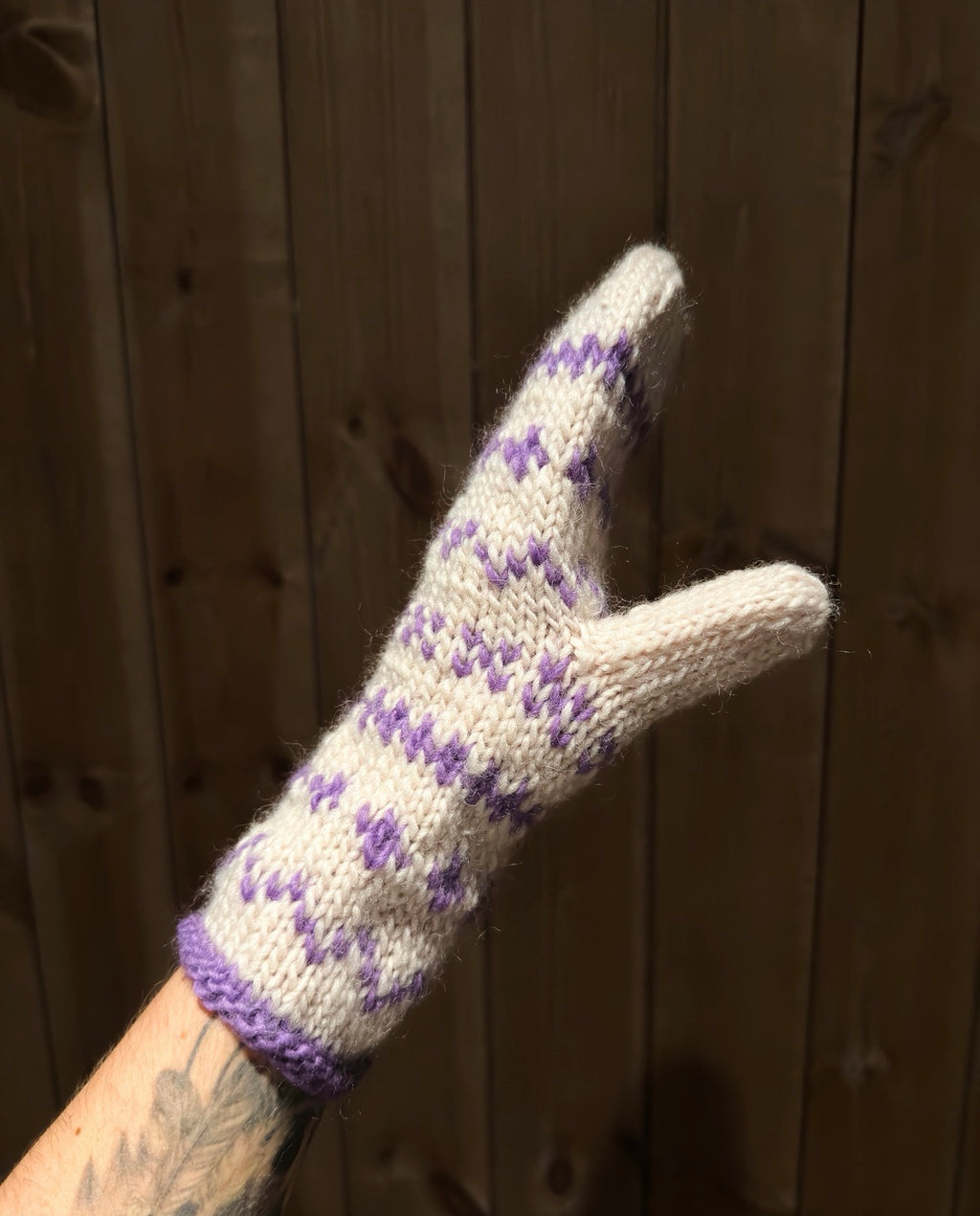 Bestemors votter- ferdigstrikket