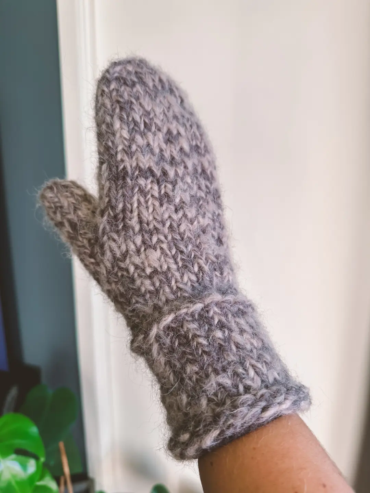 Ingrids enkle votter - oppskrift