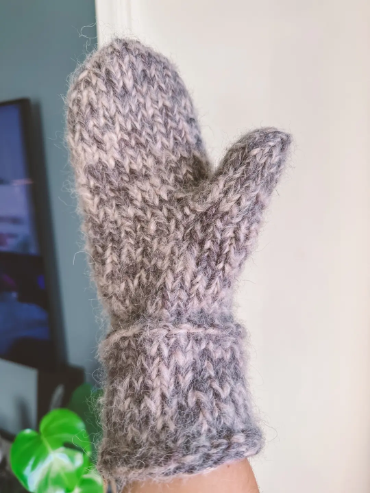 Ingrids enkle votter - oppskrift