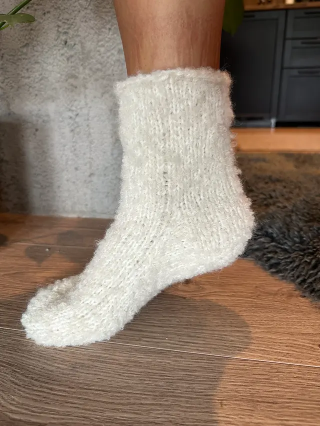 Kosesokker i ull- oppskrift